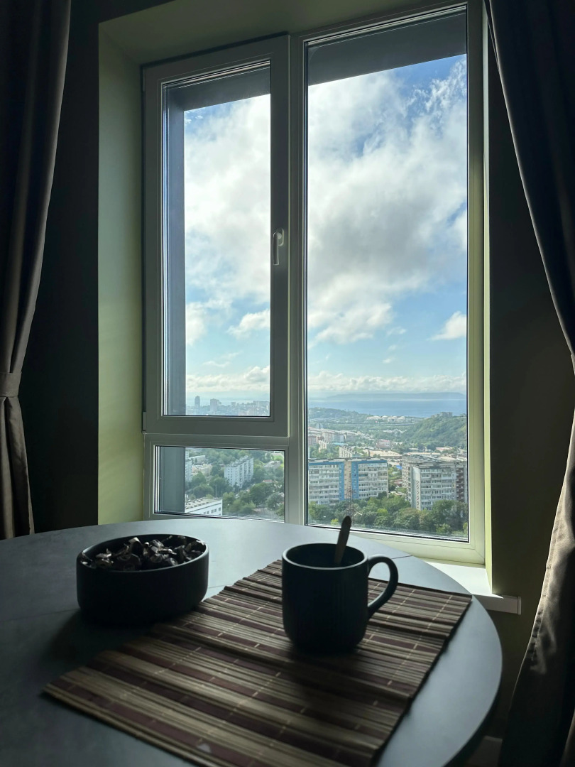 Квартира Уютная с Видом на Море и Город