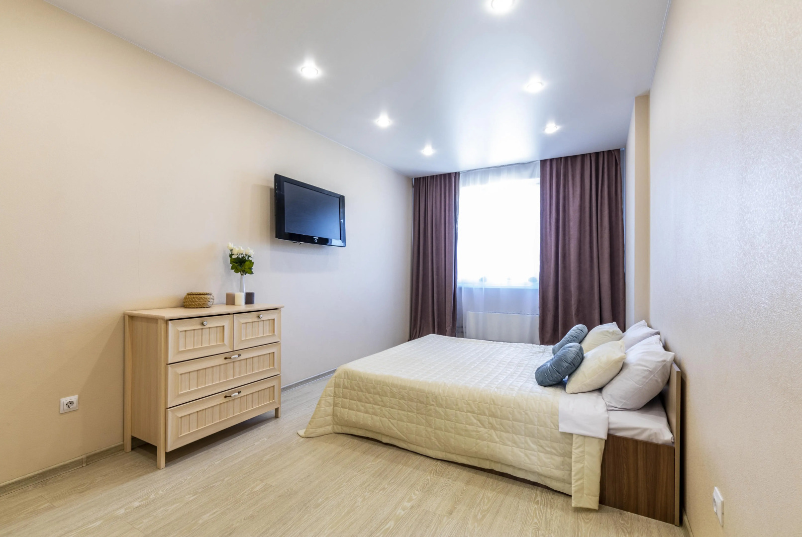 Квартира Евродвушка BeGuest Возле м. Ботаническая Для 4х Гостей