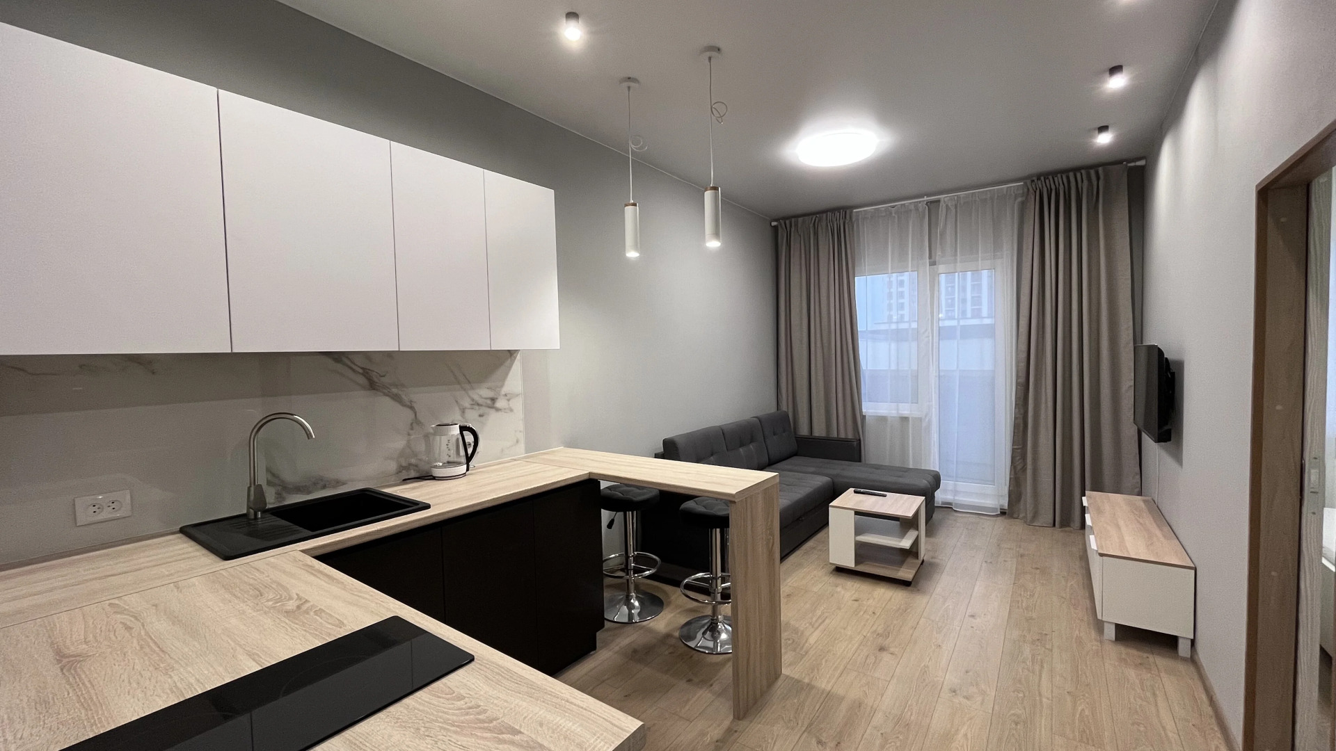 Апартаменты Двухкомнатная квартира 210 Онегономе в ЖК Высокий Стандарт