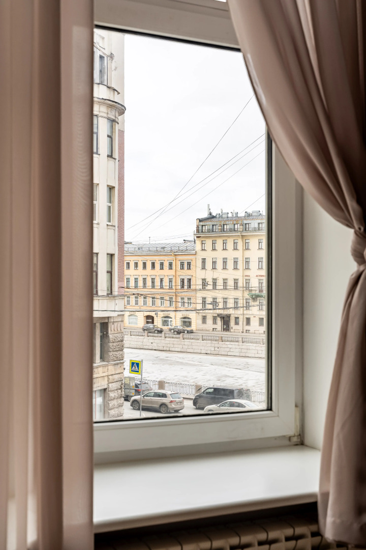 Апартаменты Sergeew Apartments двухкомнатный Люкс с видом на набережную Фонтанки