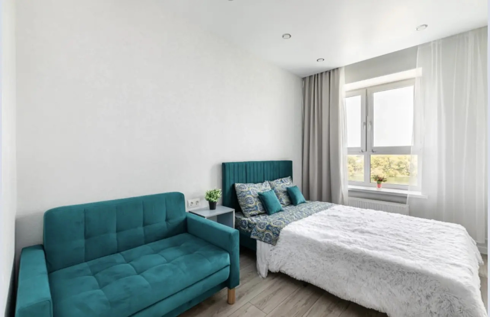 Апартаменты с видом на озеро Кабан