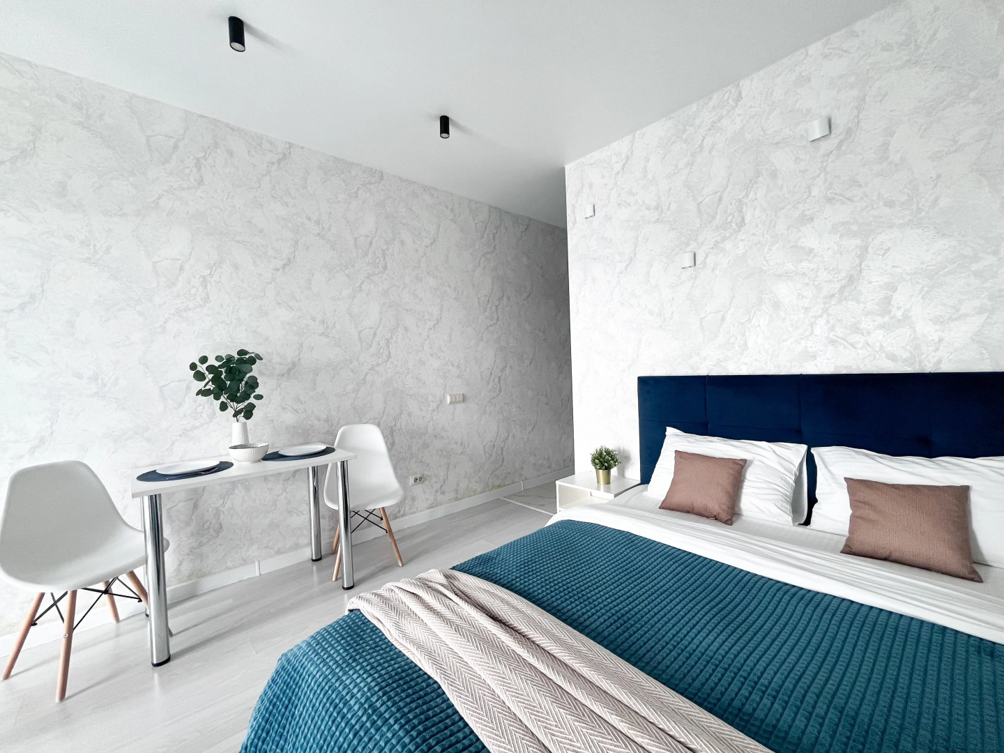 Апартаменты Новая Светлая Студия с  с Панорамными Окнами №252