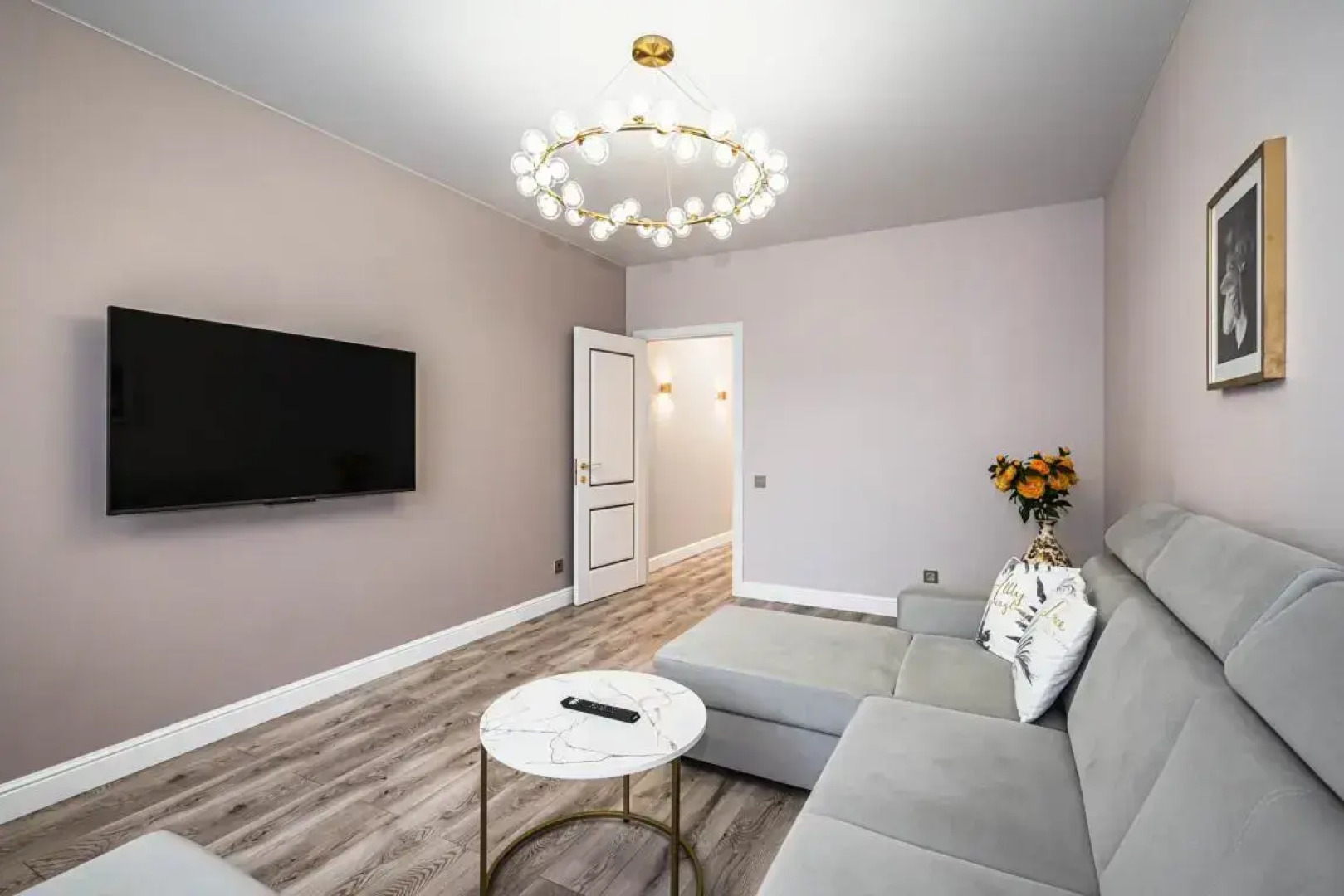 Апартаменты Crown39 - Strela - 2к №106: 71 м2, 2 этаж из 13