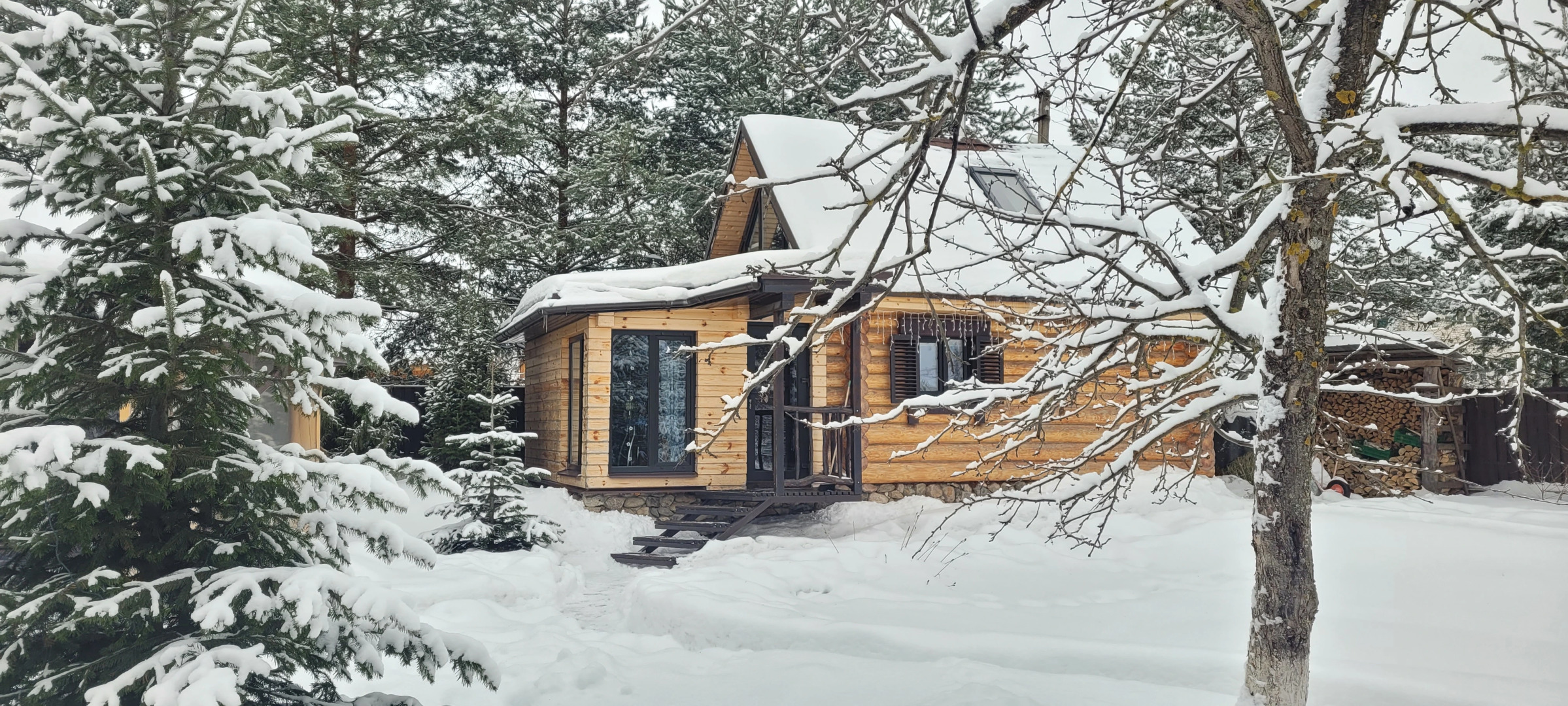 Частный Дом с Сауной и Беседкой