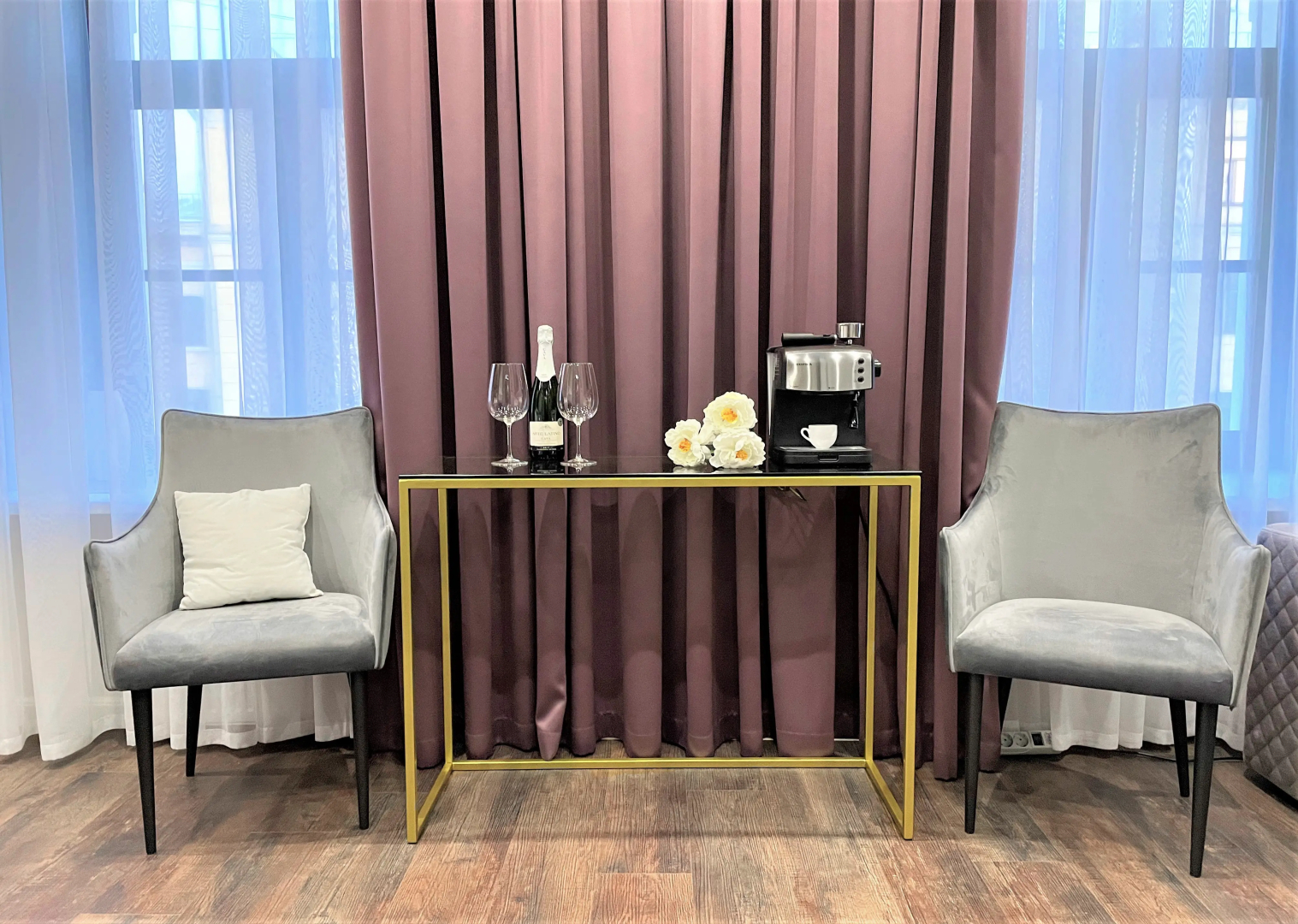 Апартаменты Comfort+ в апарт-отеле Aqualina