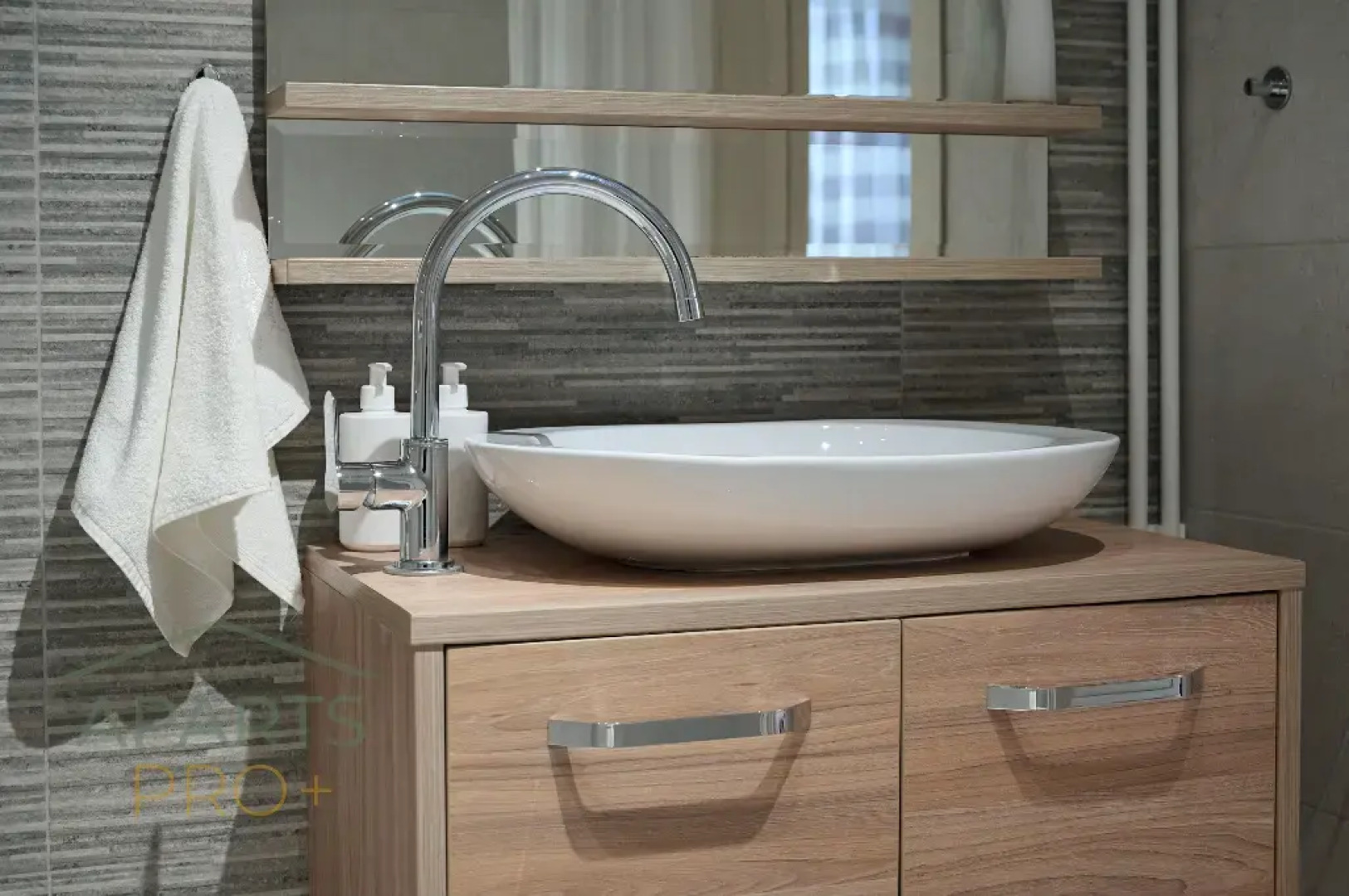 Квартира Aparts Pro Стильная студия у Волги в ЖК Бриг на 7 этаже