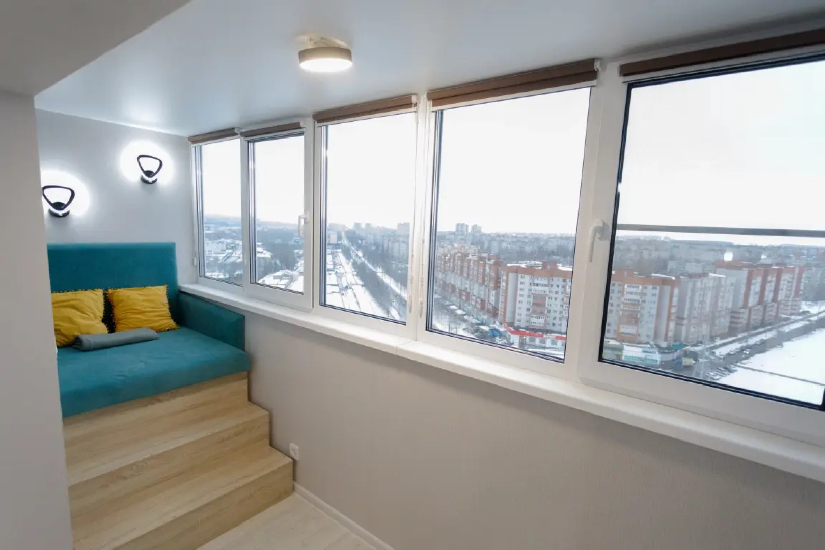 Квартира Гнёздышко Grey с Панорамным видом