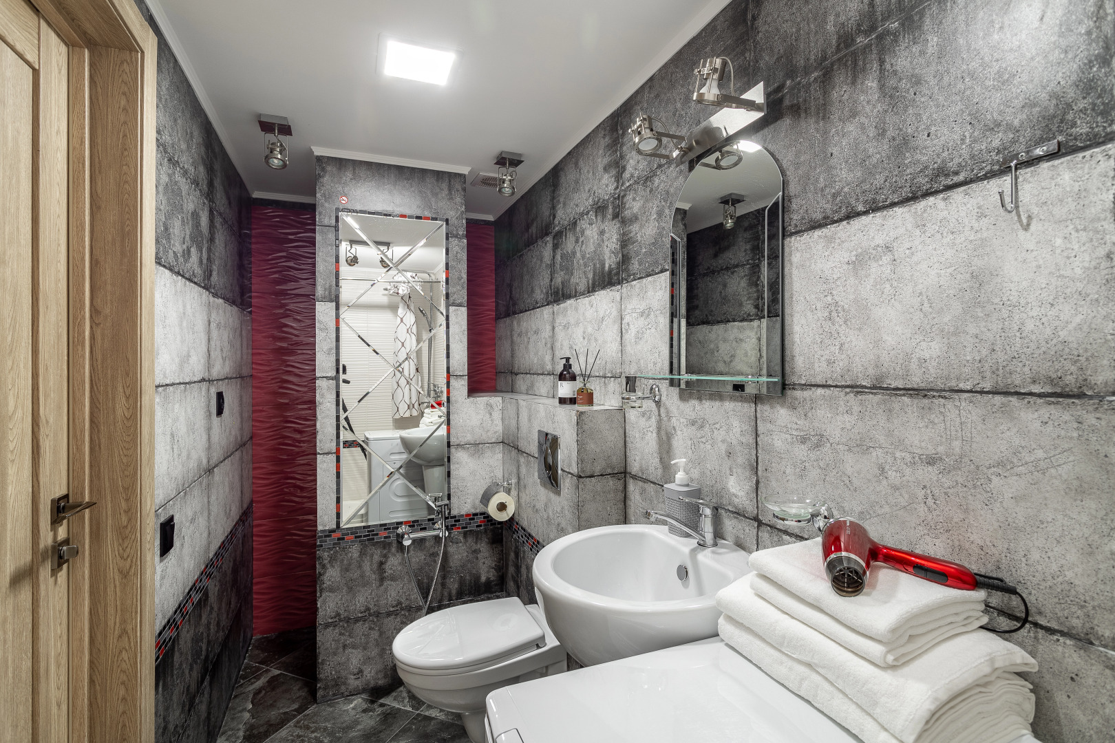 Апартаменты Двухэтажные в Стиле Гранж от Home Group apartments