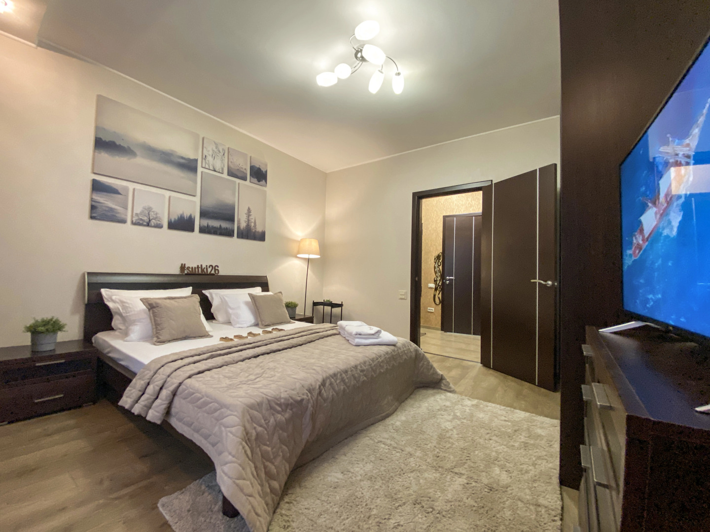 Апартаменты Стильная Квартира Возле Комсомольского Парка by Sutki26