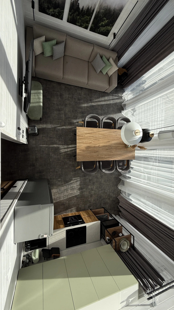 Частный дом с бассейном и баней