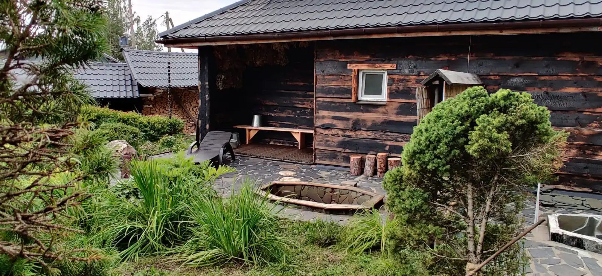 Шале с видом на сад