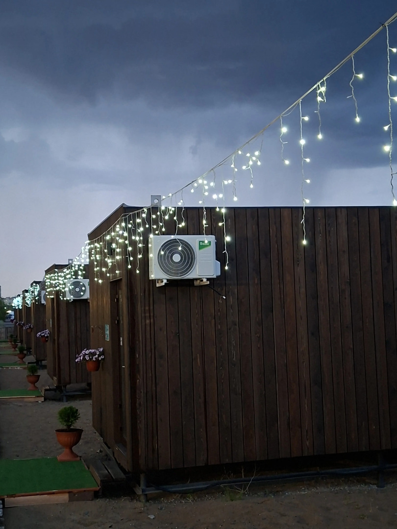 Глэмпинг Солнце, воздух и вода