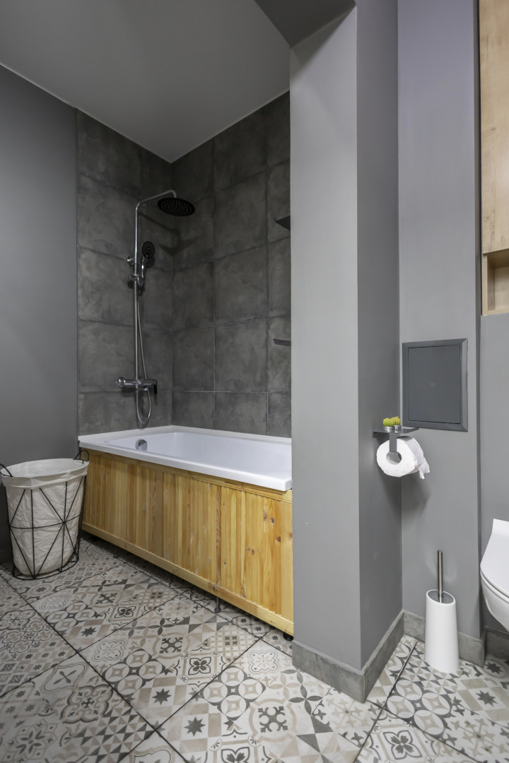 Квартира Grеy-Studiо c видом на Aнгaру