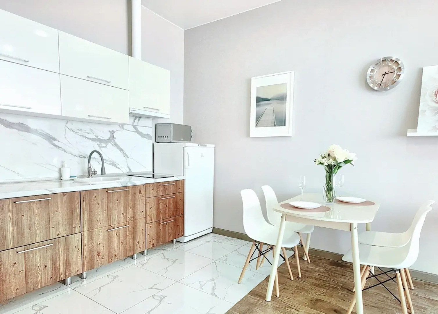 Апартаменты 35 м² на первой линии моря