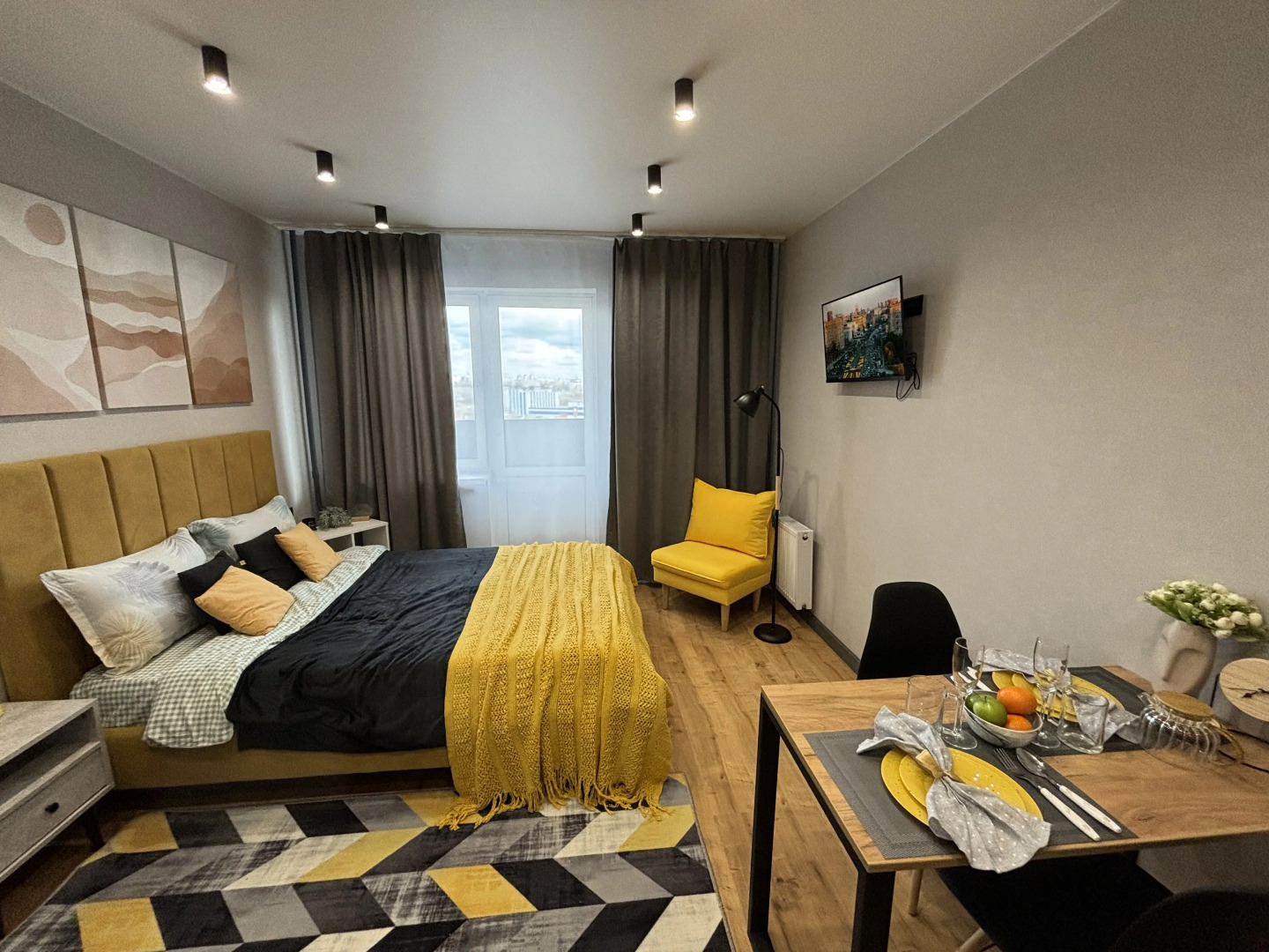 Апартаменты Современные на 15 этаже