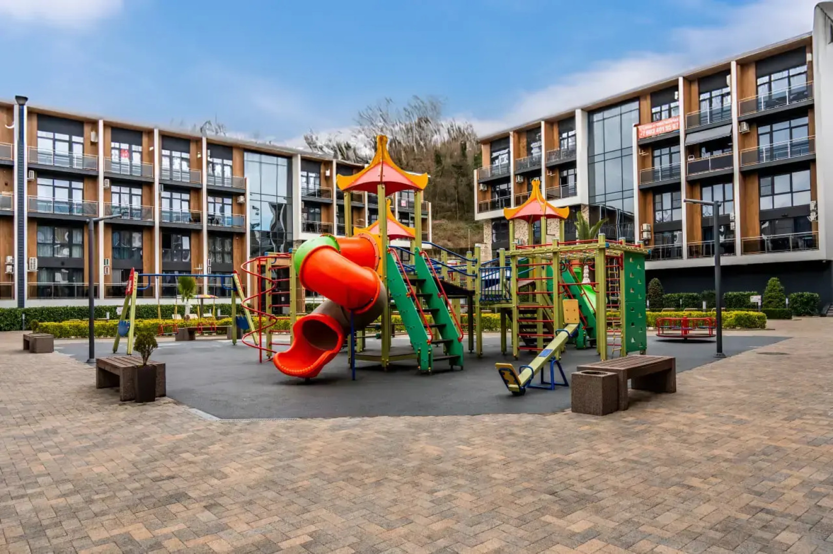 Апартаменты Двухуровневые около моря с бассейном в ЖК Морской квартал