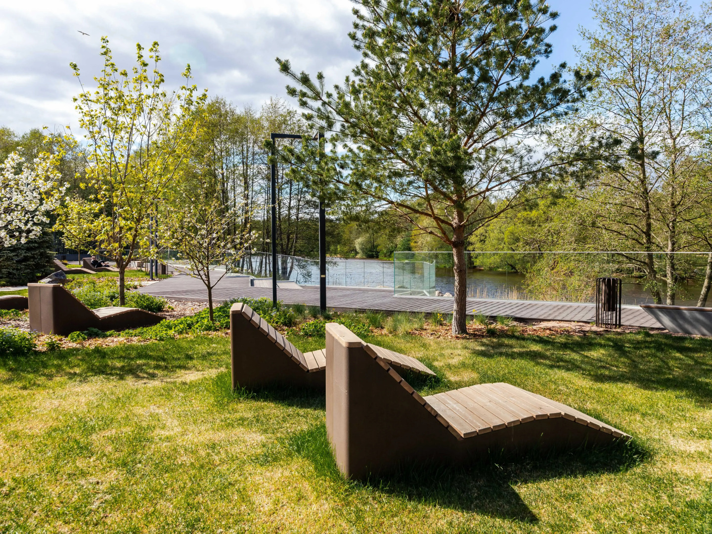 Апартаменты Hvoja в комплексе с бассейном на берегу Финского залива