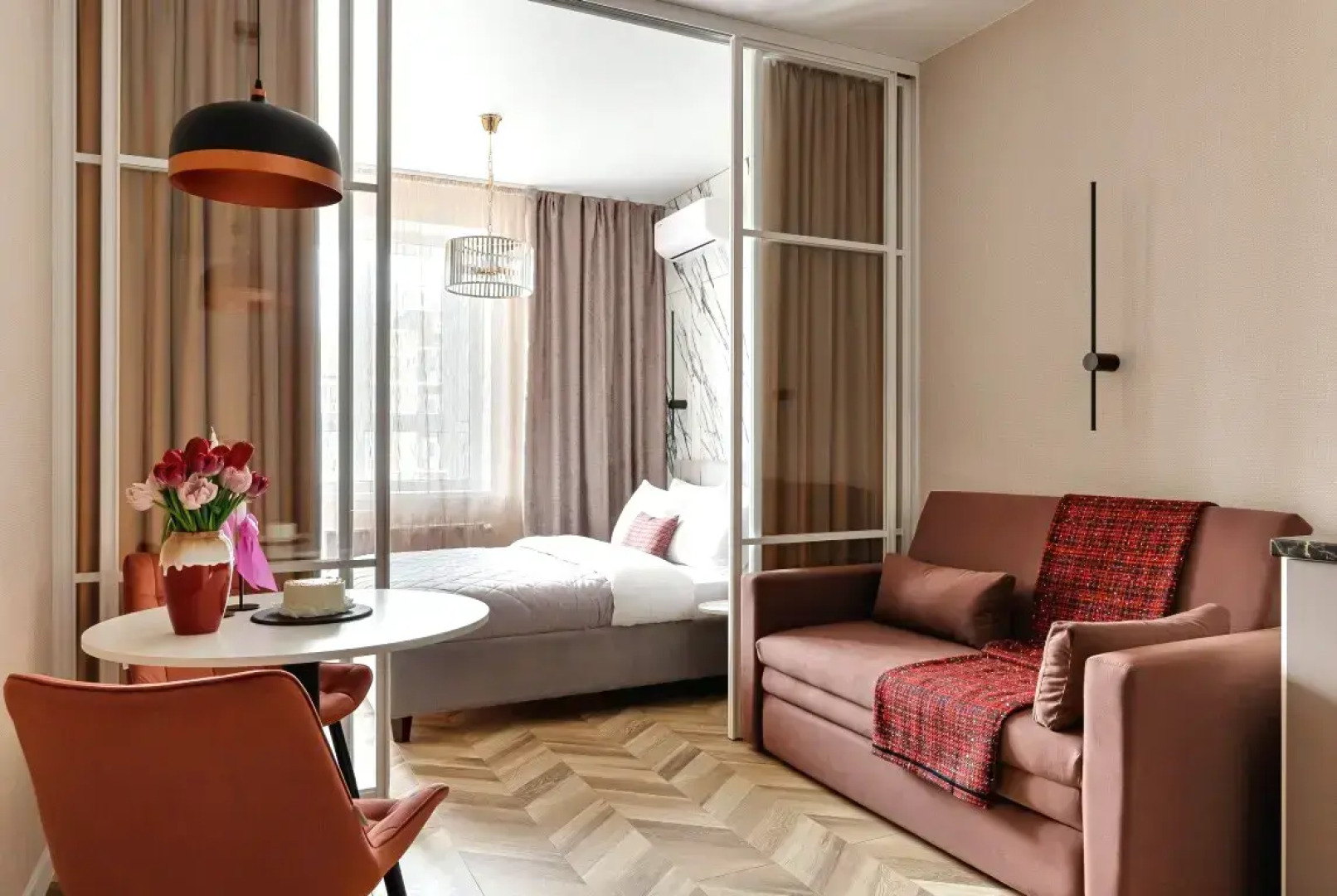 Квартира Студия Бордо в ЖК Абрикосово