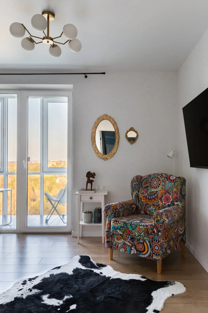 Апартаменты с Видом на Реку в Историческом Месте Города