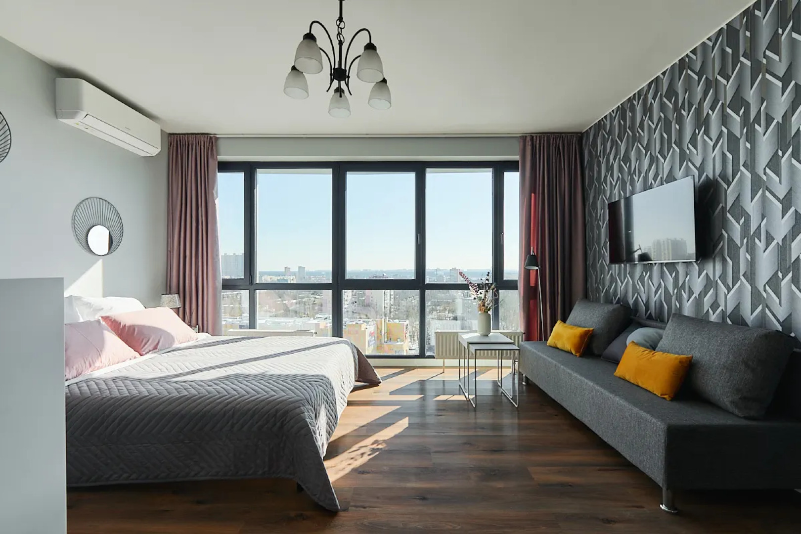 Квартира с панорамным видом на город