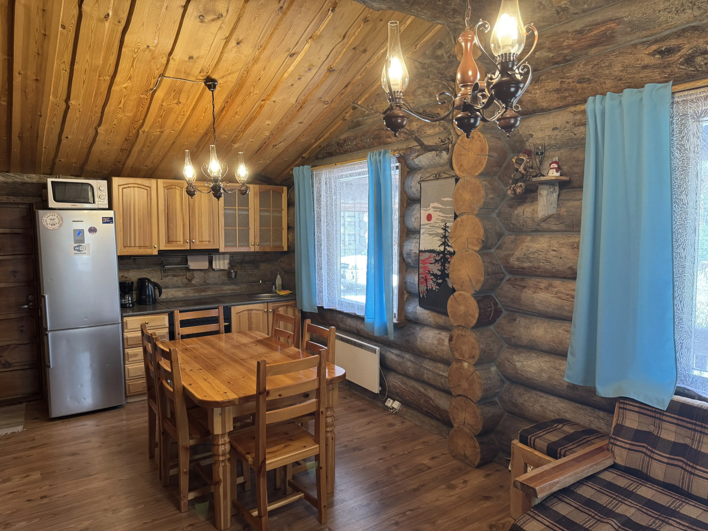 Коттедж Карелия Медвежка с 1 Комнатой и Видом во Внутренний Двор