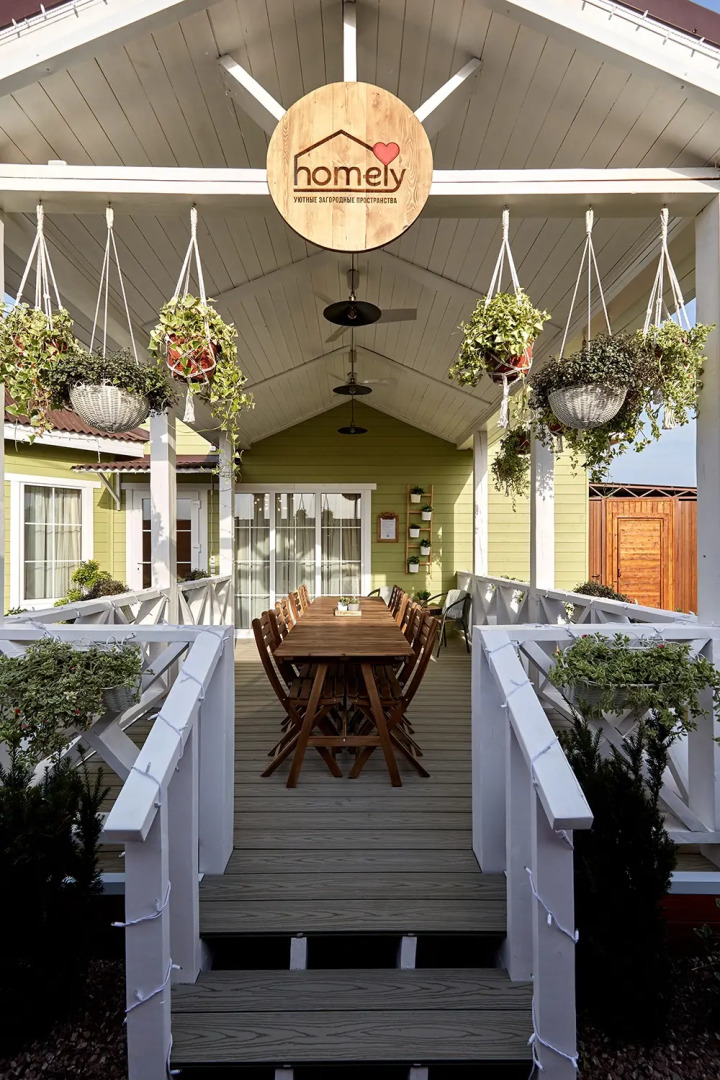 Частный дом в стиле эко-прованс