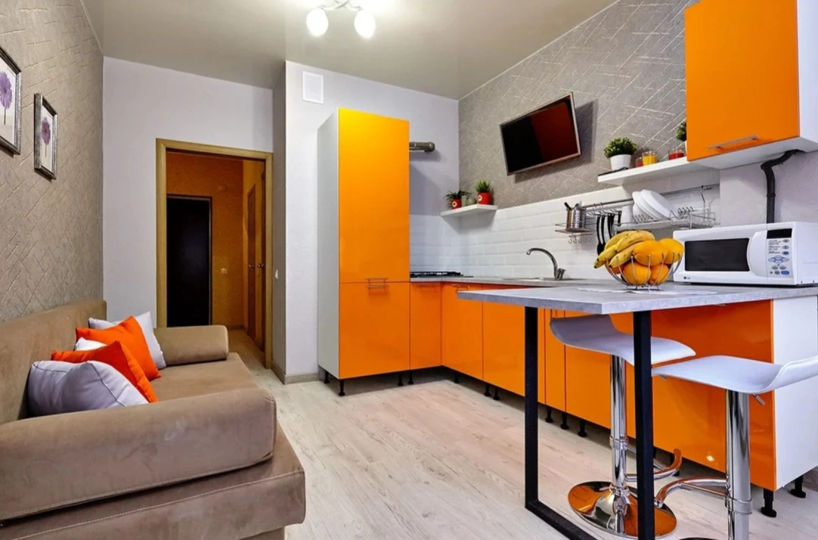 Апартаменты Орандж в пгт Яблоновский, Yana Apart