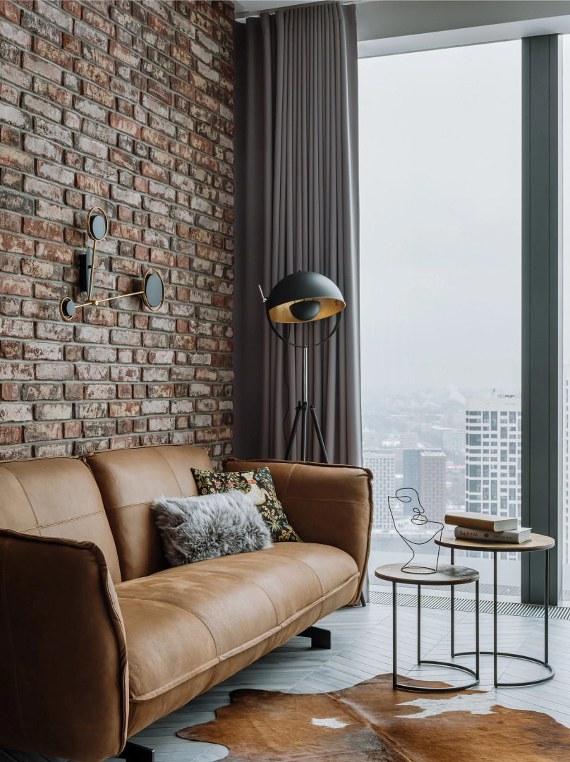 Квартира с роскошным интерьером и великолепным видом на город