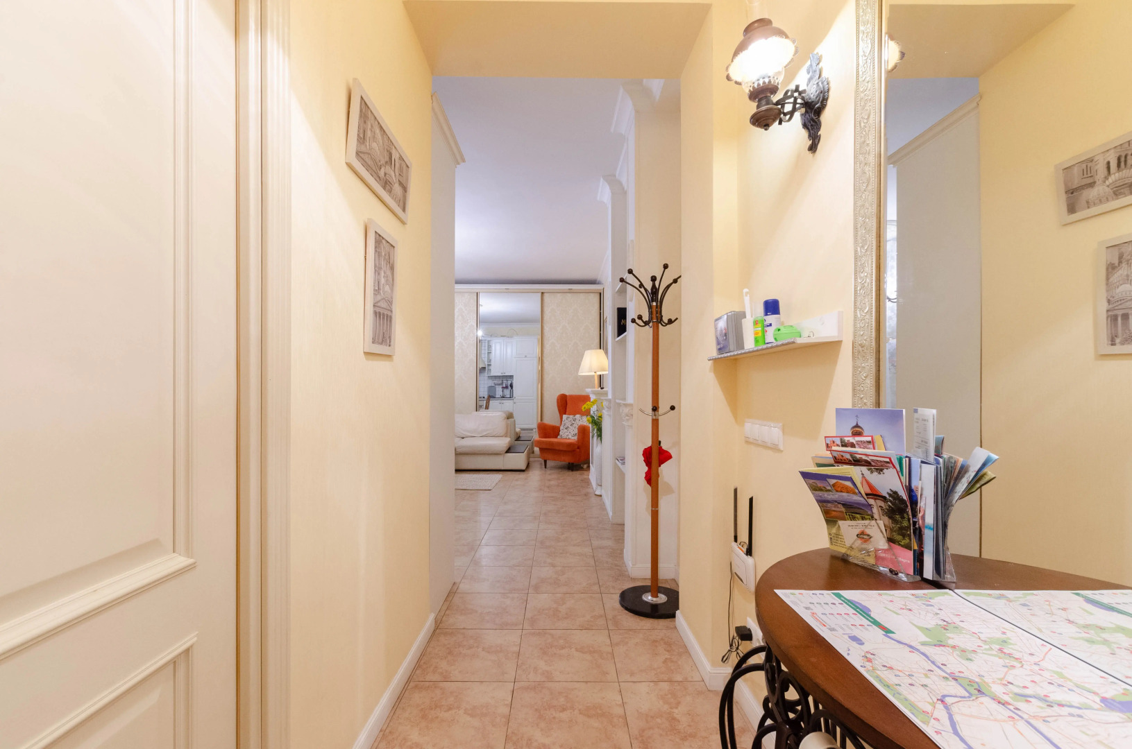 Апартаменты Амалиенау-Адальберт с камином