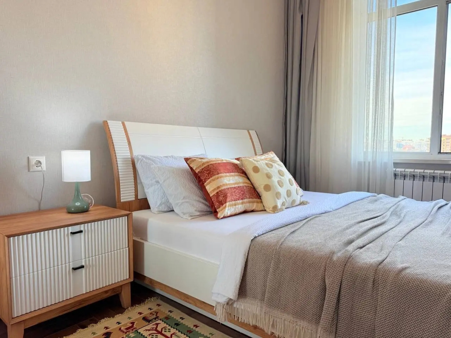 Квартира Двухкомнатная Светлая в Новостройке с Видом на Море