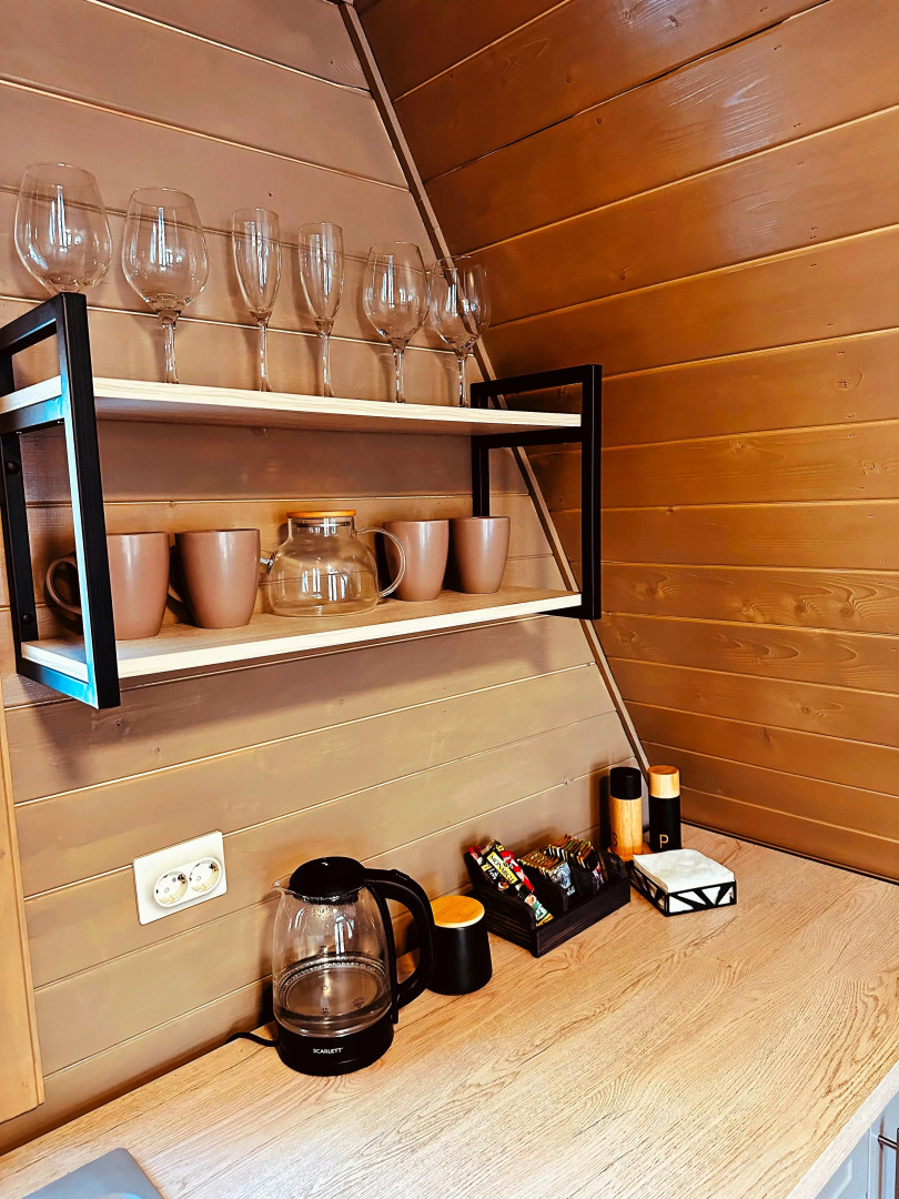 Частный дом А-фрейм Микс