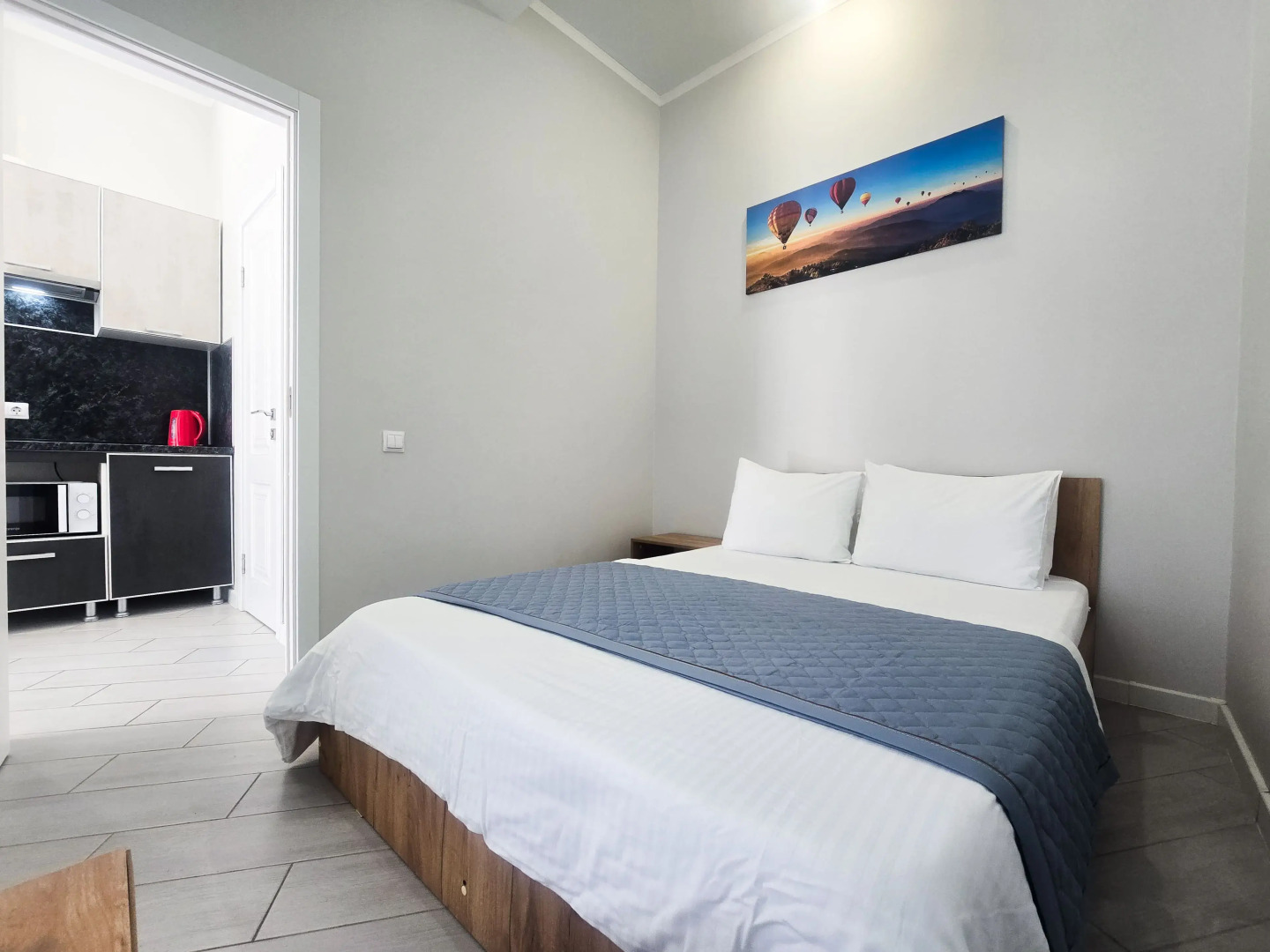 Квартира на 1м этаже со своей зоной отдыха и оборудованной кухней