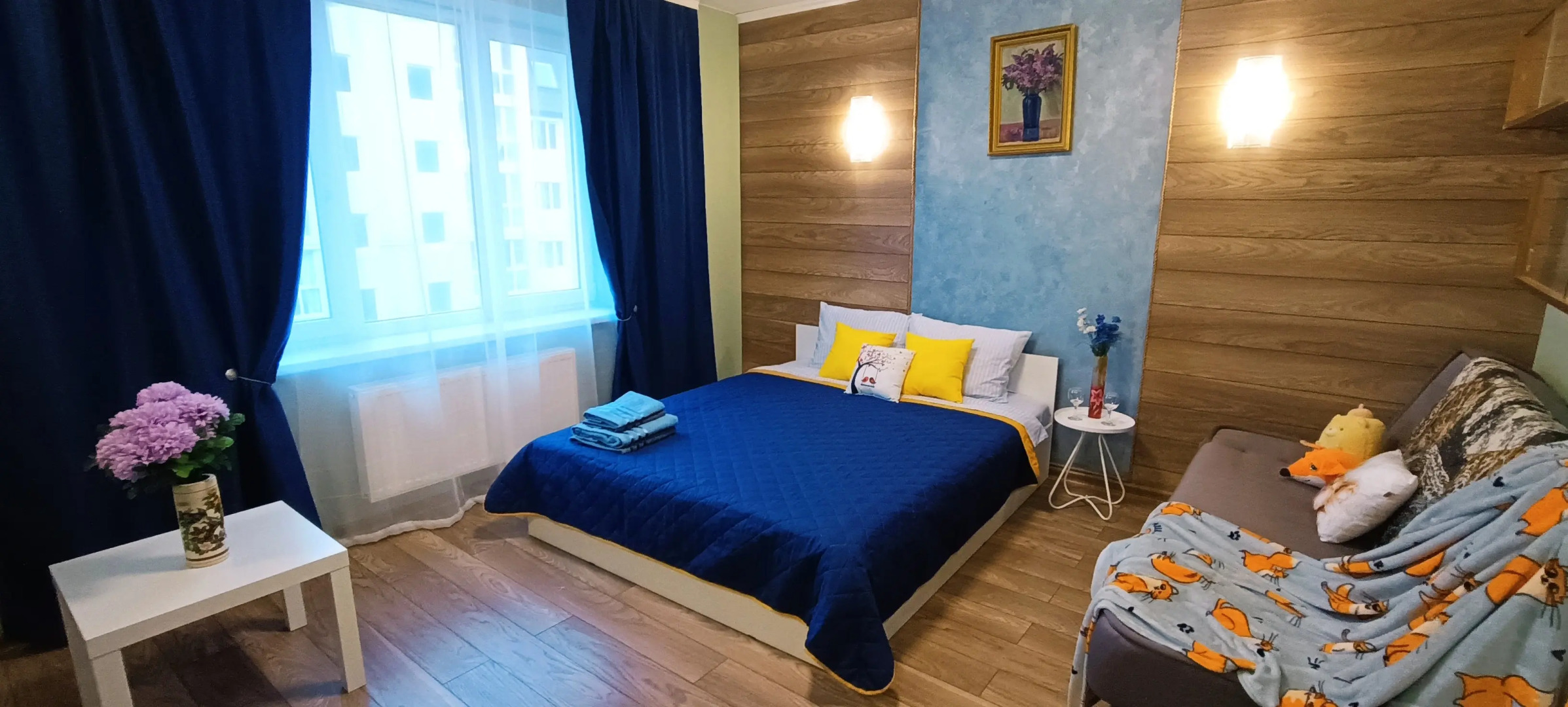 Апартаменты Новый дом, рядом с морем, 2 отдельные комнаты