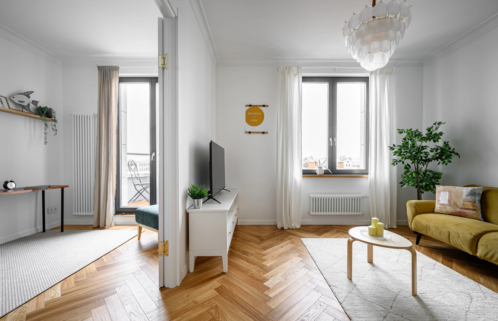 Апартаменты LetYourFlat Marble 1 Cпальня