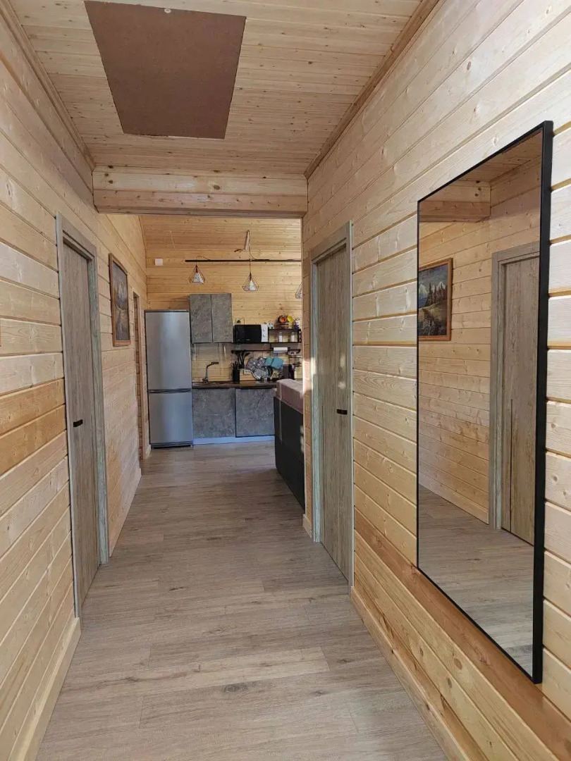 Частный дом Дом на горе с камином и сауной