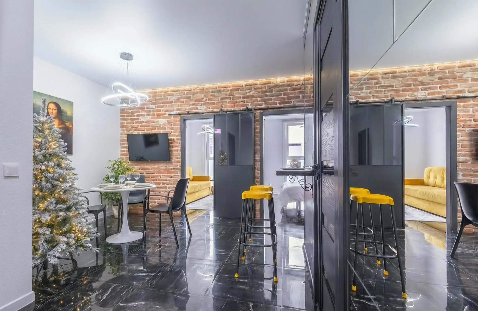 Апартаменты с кроватью из будущего ЖК Большой