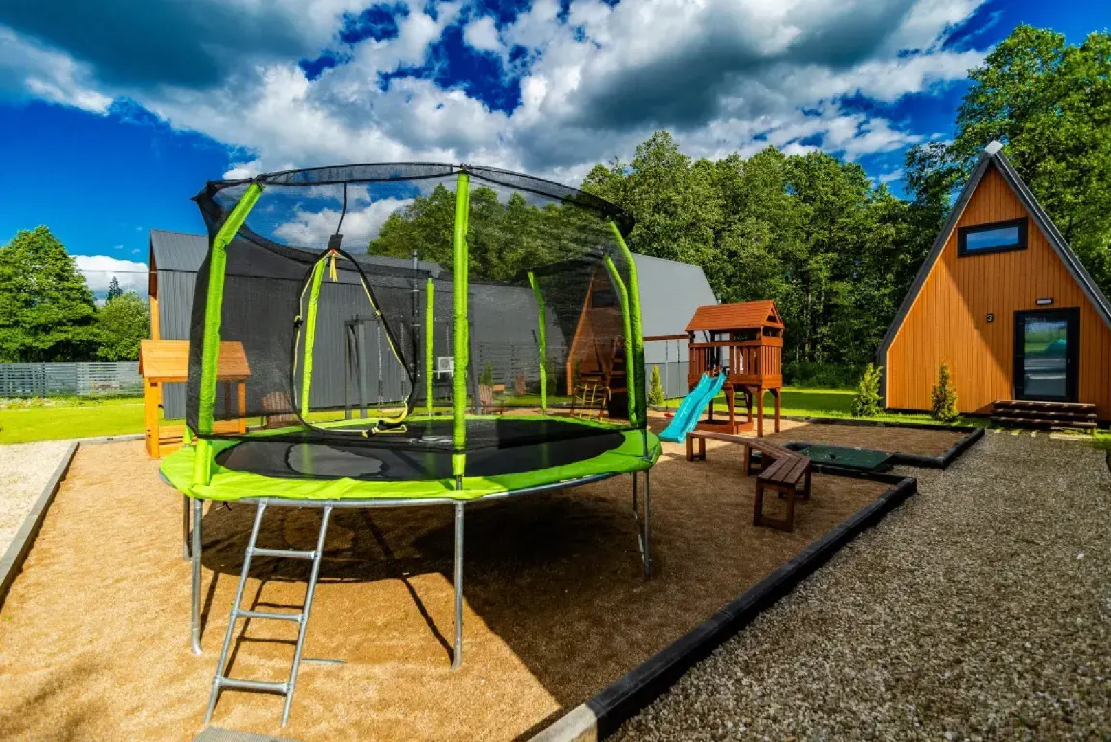 Частный Дом Барнхаус №3 с дровяной баней и горячим чаном на 7 человек