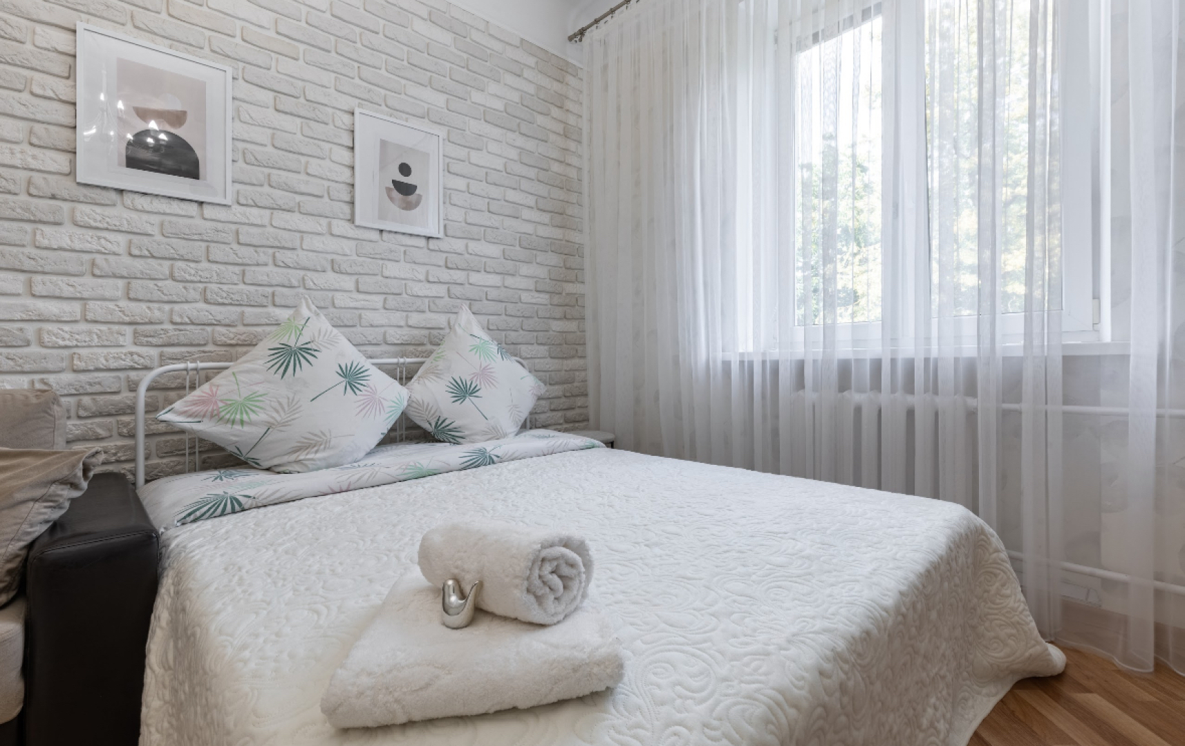 Квартира Трехкомнатная квартира с видом на город