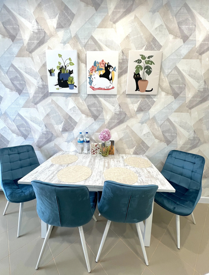 Квартира бирюзовая