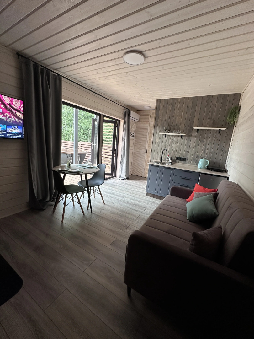 Частный дом Мини-дом с баней и чаном в Истре