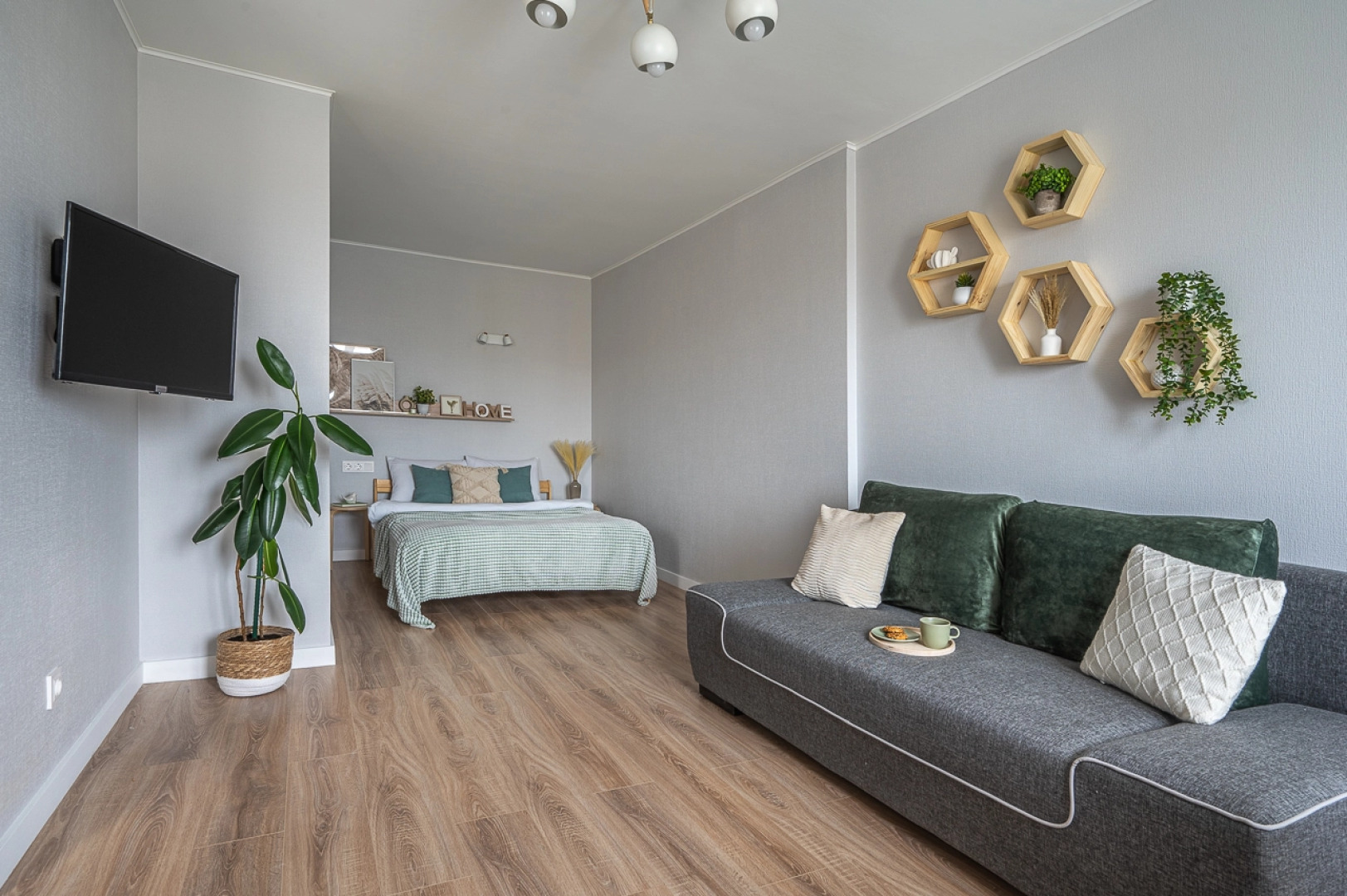 Квартира в это-стиле с потрясающим видом на город и рядом с метро