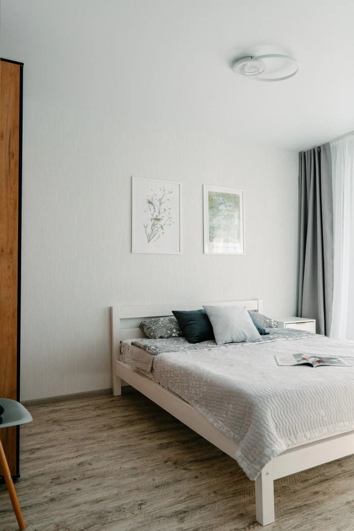 Квартира с Современным Дизайном Студия + Спальня