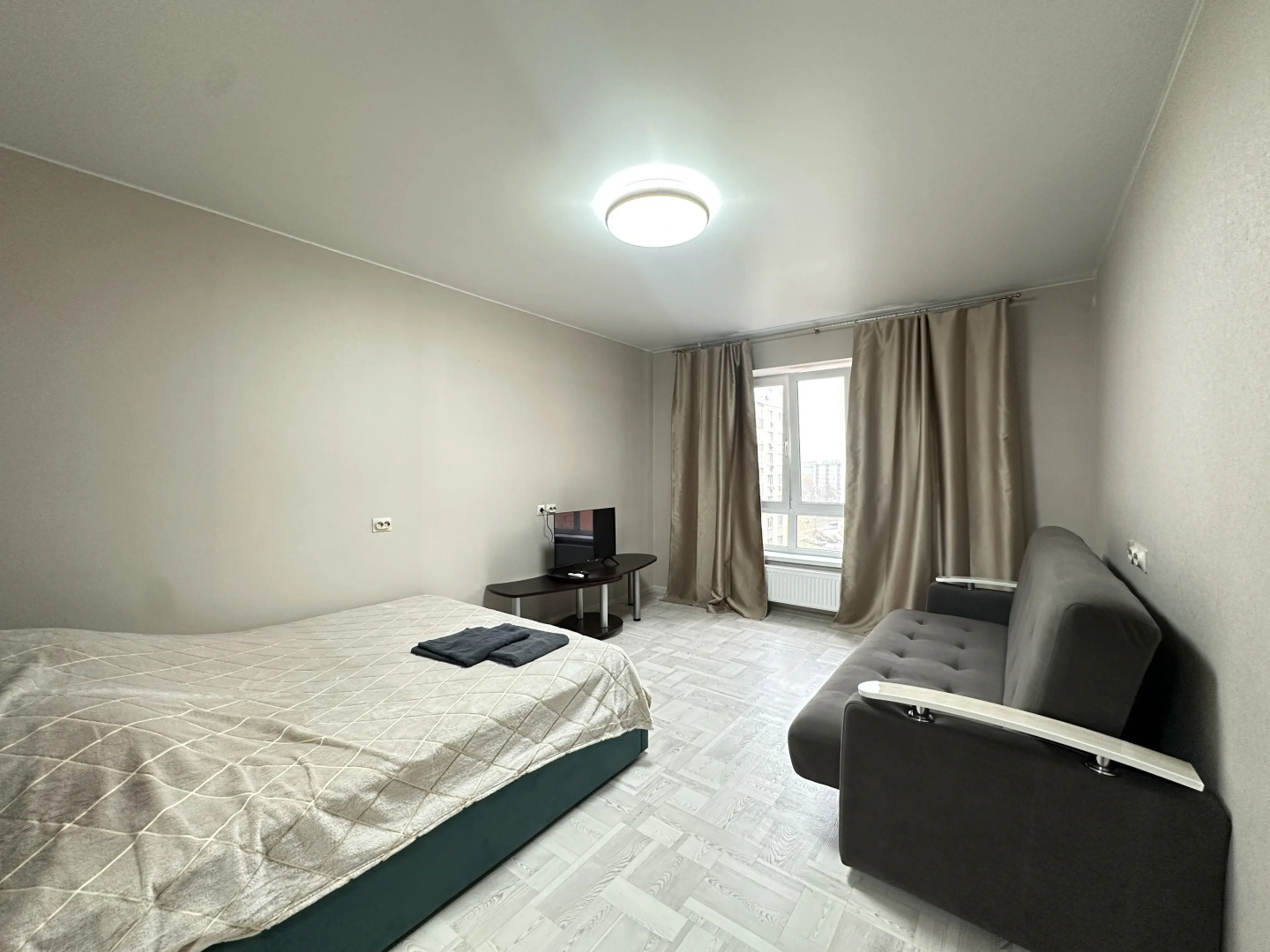 Квартира Евродвушка с видом на красивые рассветы