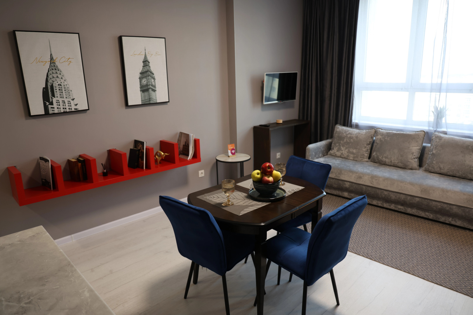 Квартира Яркая, свежая квартира в новом жилом комплексе Федерация