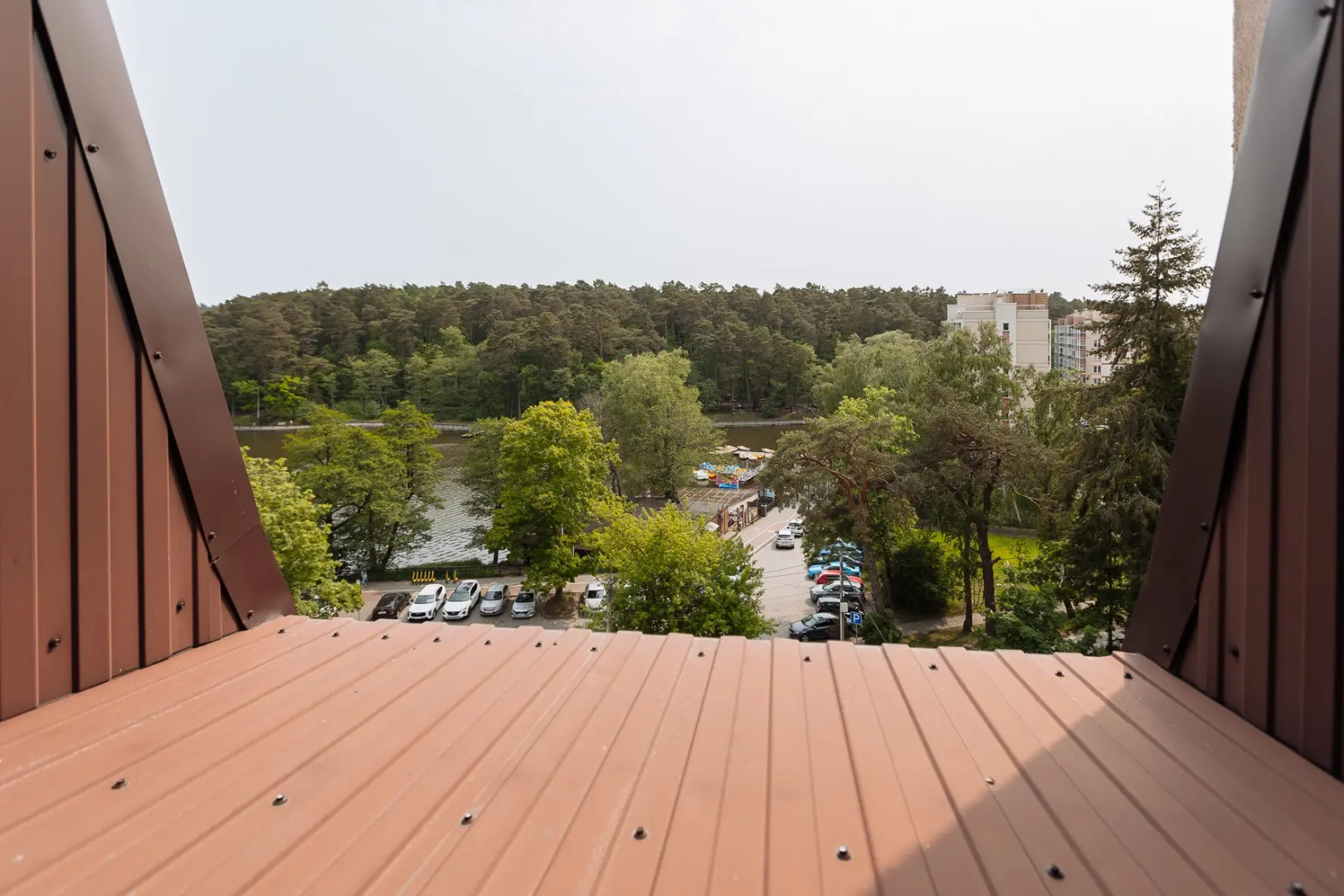 Квартира Просторная квартира с видом на озеро