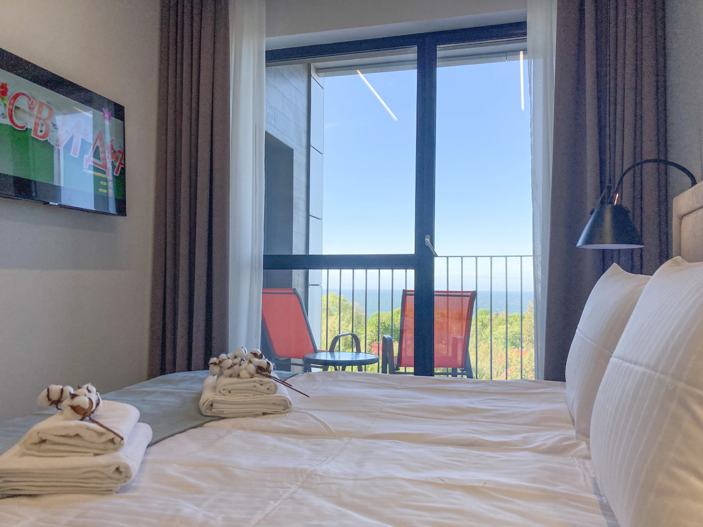 Апартаменты Sun City Apartments 10 с видом на море