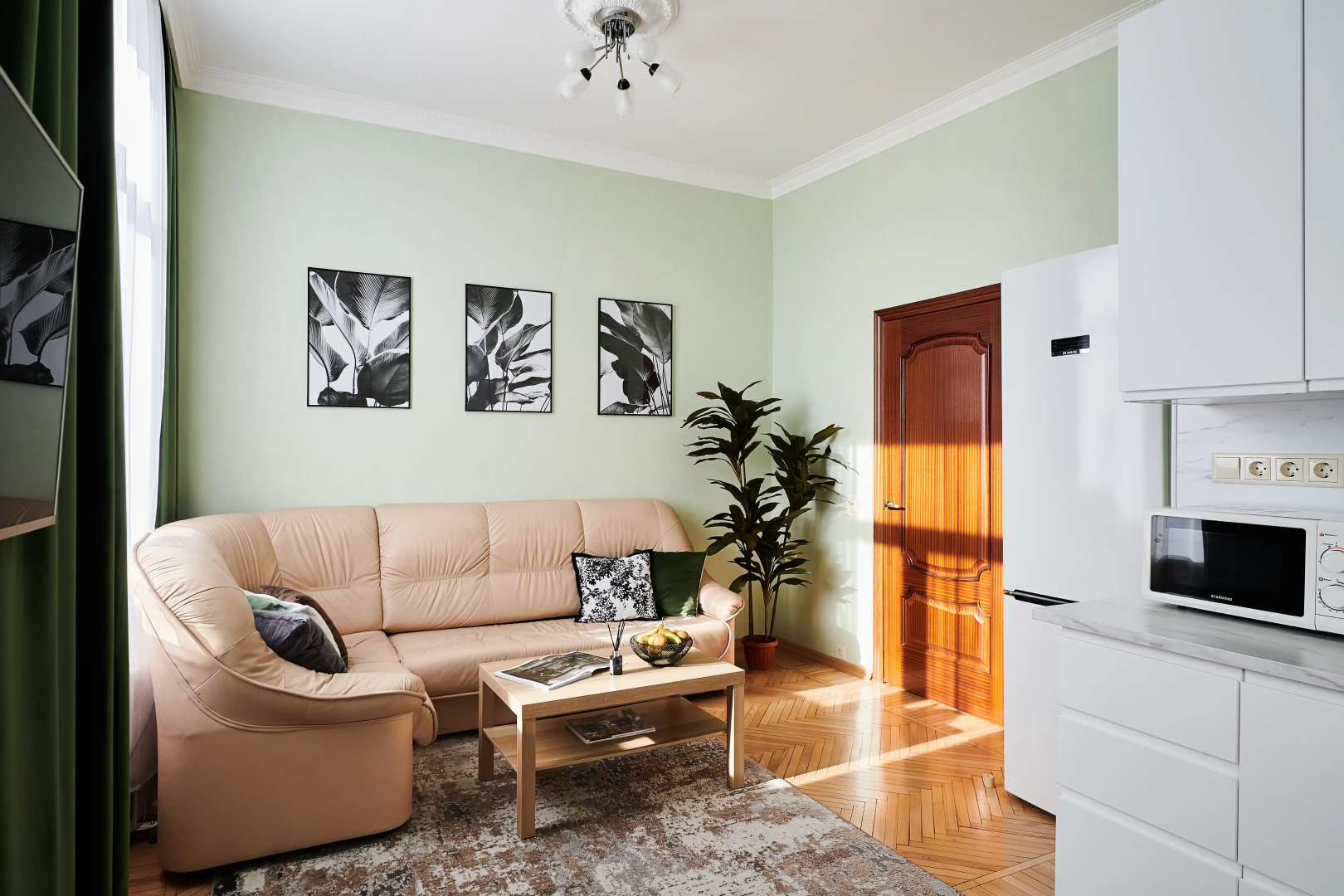 Квартира GM Apartments Трёхкомнатная с видом на Тверскую