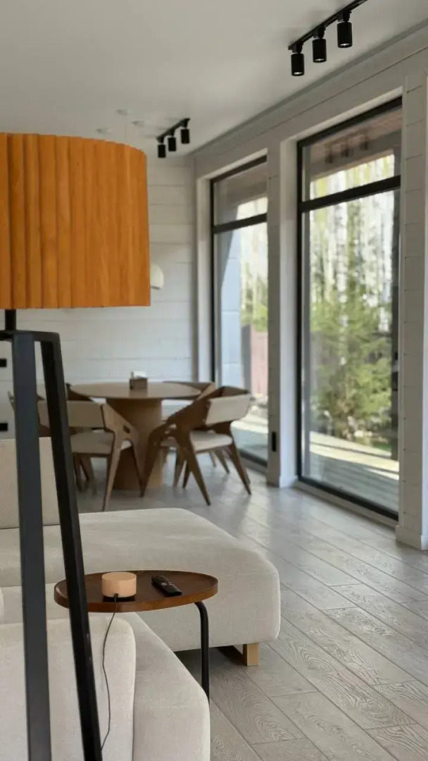 Частный Дом Панорамный В Лесу С Сауной И Чаном