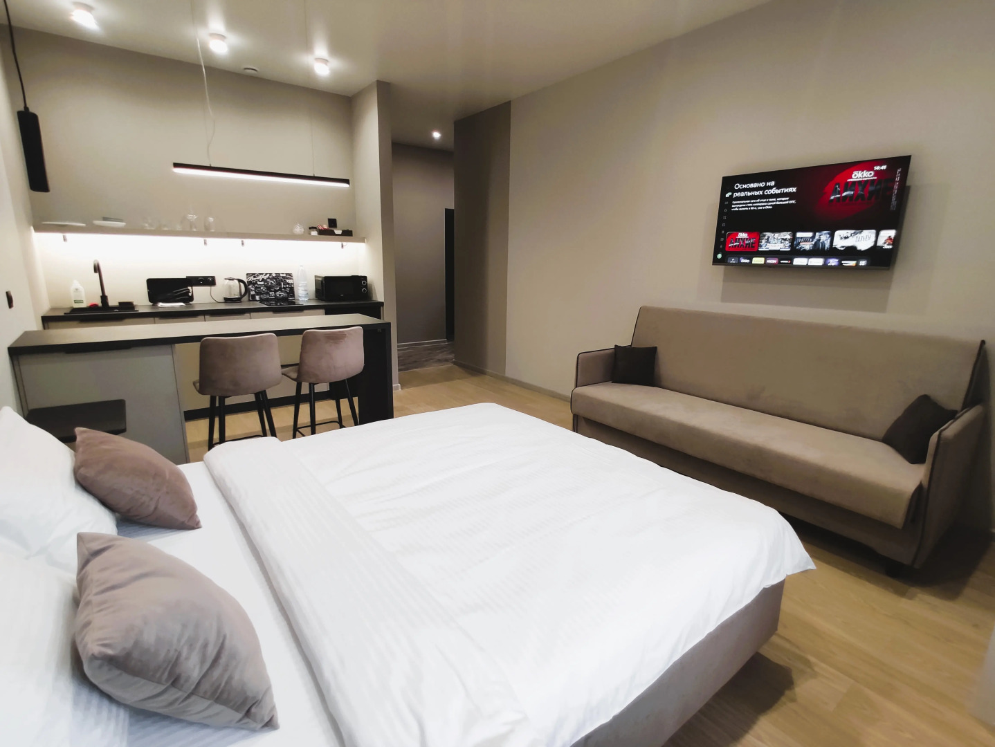 Квартира Студия 32м на Набережной Кабана