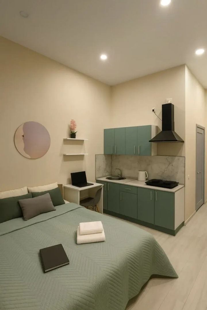 Апартаменты GOSTIO студия рядом с Микрохирургией глаза Федорова